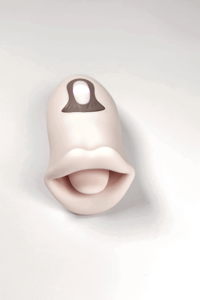 Shots Toys - Loveline - Kiss Sucking & Vibrating Mouth Stimulator - Pink - Stag Shop