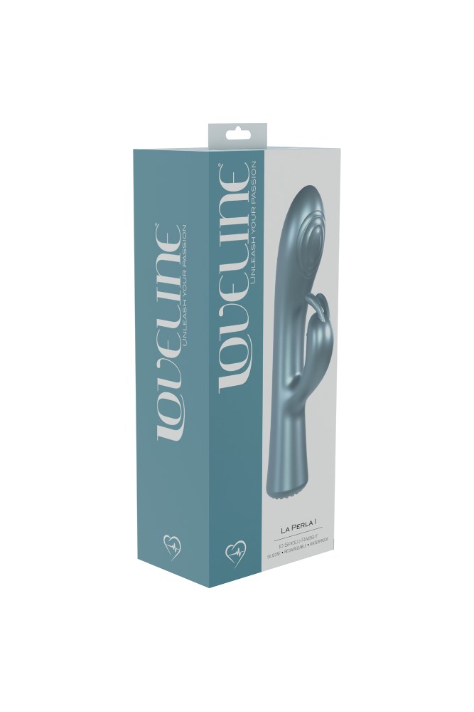 Shots Toys - Loveline - La Perla I Rabbit Vibrator - Blue - Stag Shop