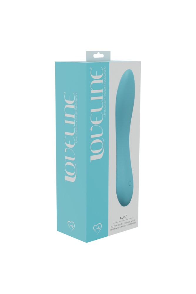 Shots Toys - Loveline - Lust Flexible G-Spot Vibrator - Blue - Stag Shop