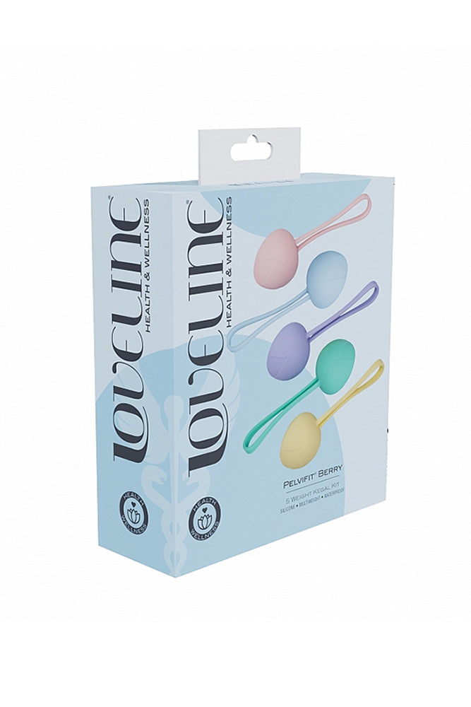 Shots Toys - Loveline - PelviFit Berry Weighted Kegel Kit