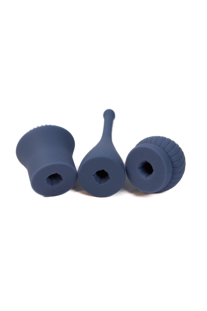 Shots - Loveline - The Thrill Interchangeable Vibrator - Blue - Stag Shop