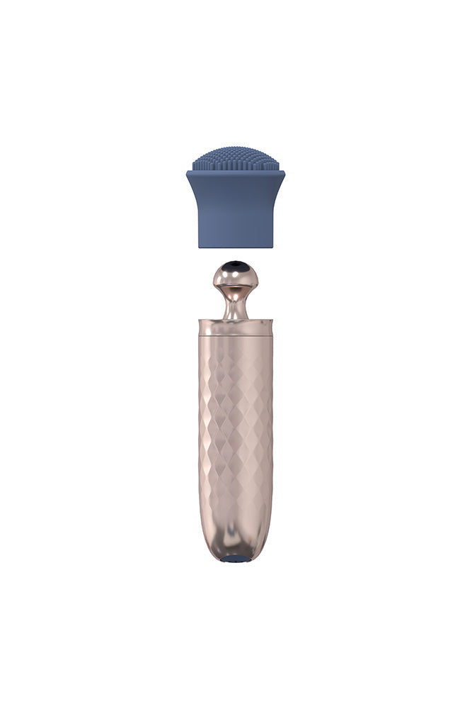 Shots - Loveline - The Thrill Interchangeable Vibrator - Blue - Stag Shop