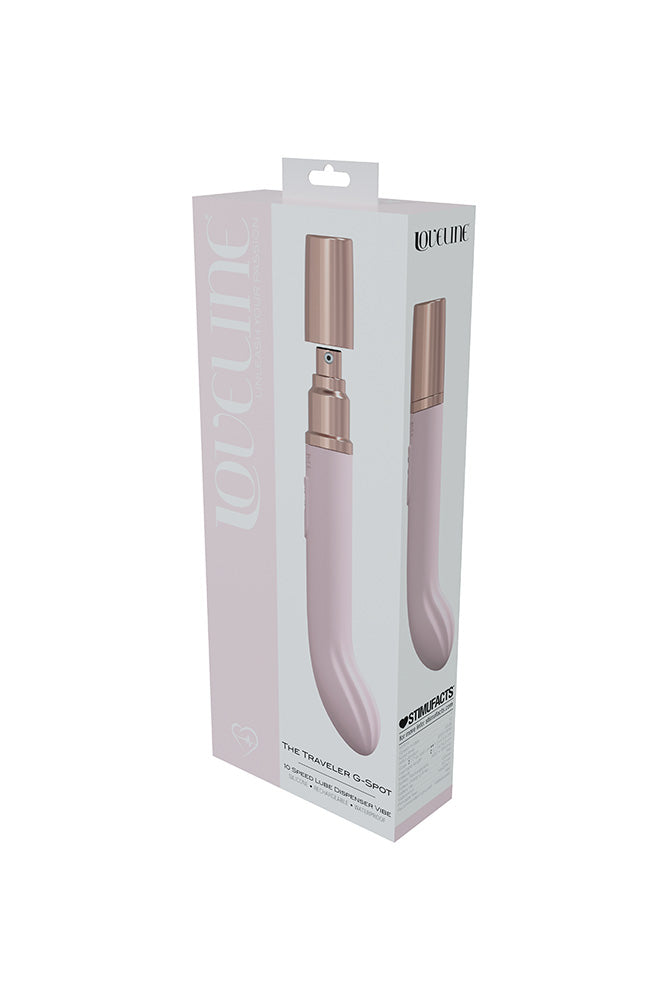 Shots Toys - Loveline - Traveler G-Spot Vibrator & Lube Dispenser - Various Colours - Stag Shop