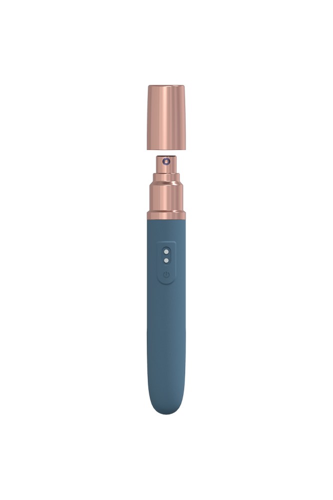 Shots Toys - Loveline - The Traveler Vibrator with Refillable Lube Storage - Various Colours - Stag Shop