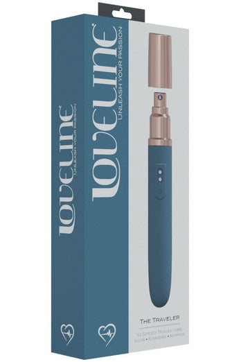 Shots Toys - Loveline - The Traveler Vibrator with Refillable Lube Storage - Various Colours - Stag Shop