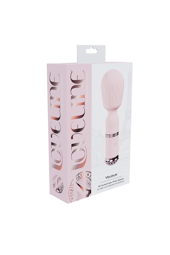 Shots - Loveline - Velour Mini Wand Vibrator - Stag Shop