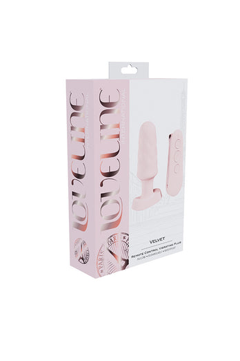Shots Toys - Loveline International - Velvet - Remote Control Anal Plug - Stag Shop