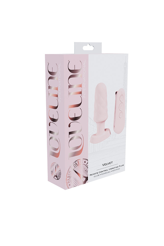 Shots Toys - Loveline International - Velvet - Remote Control Anal Plug
