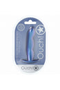 Ouch by Shots Toys - Finger Shaped Silicone Anal Plug - Metallic Blue - Stag Shop