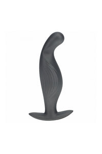 Thumbnail for Ouch by Shots Toys - P-Spot Silicone Anal Plug - Gunmetal - Stag Shop