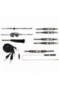 Ouch by Shots Toys - NY Collection - Bondage Kit with Bag - Black - Stag Shop