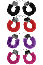 Ouch by Shots Toys - Beginner Fur Handcuffs - Assorted Colours