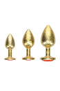 Ouch International - Milan Collection - Metal Anal Plug Set - Stag Shop
