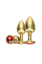 Ouch International - Milan Collection - Metal Anal Plug Set - Stag Shop