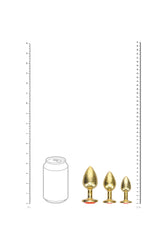 Ouch International - Milan Collection - Metal Anal Plug Set - Stag Shop