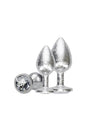 Ouch International - New York Collection - Metal Anal Plug Set - Stag Shop