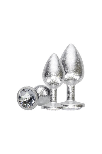 Ouch International - New York Collection - Metal Anal Plug Set - Stag Shop