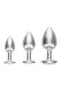 Ouch International - New York Collection - Metal Anal Plug Set - Stag Shop