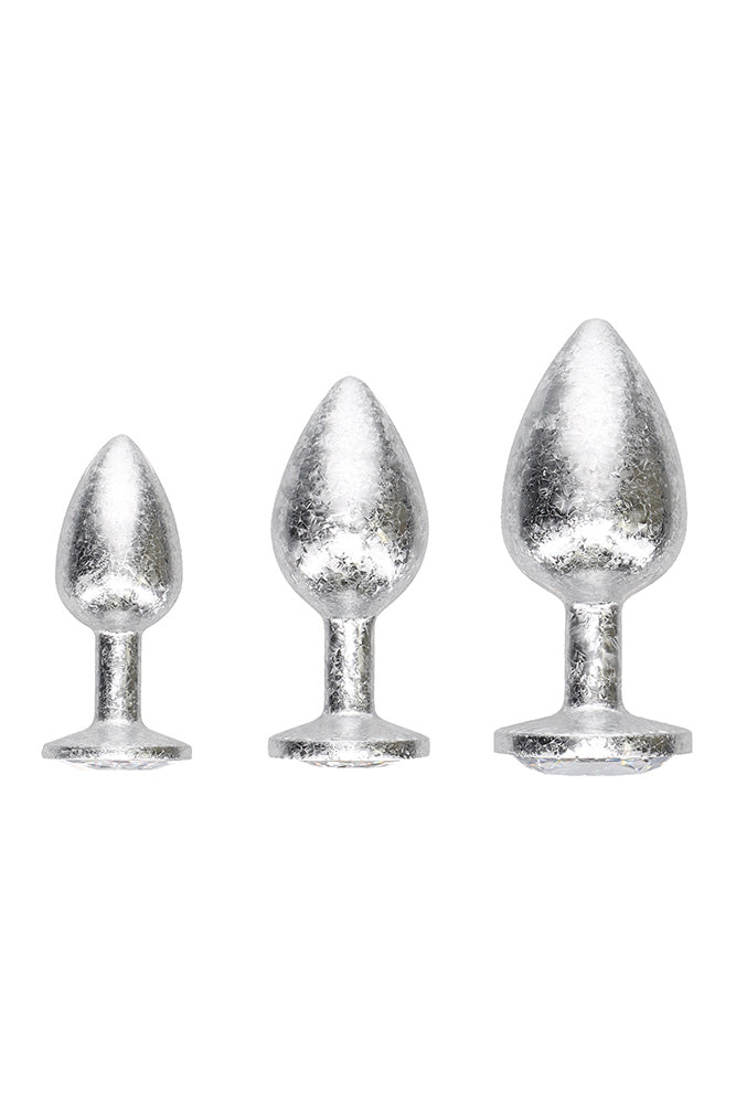 Ouch International - New York Collection - Metal Anal Plug Set - Stag Shop