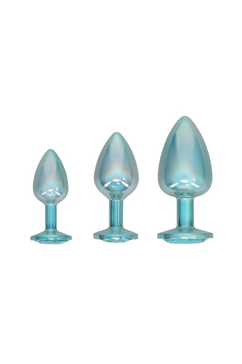 Ouch International - Paris Collection - Metal Anal Plug Set - Stag Shop