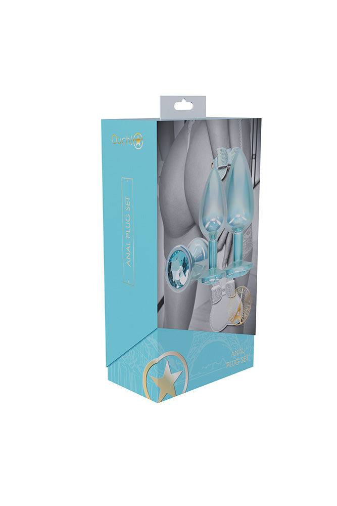 Ouch International - Paris Collection - Metal Anal Plug Set - Stag Shop