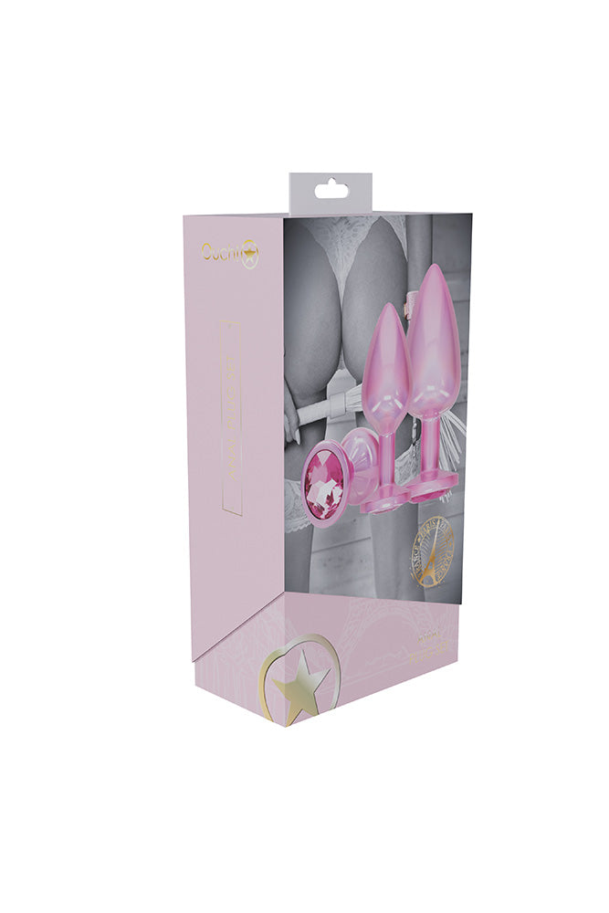 Ouch International - Paris Collection - Metal Anal Plug Set - Stag Shop