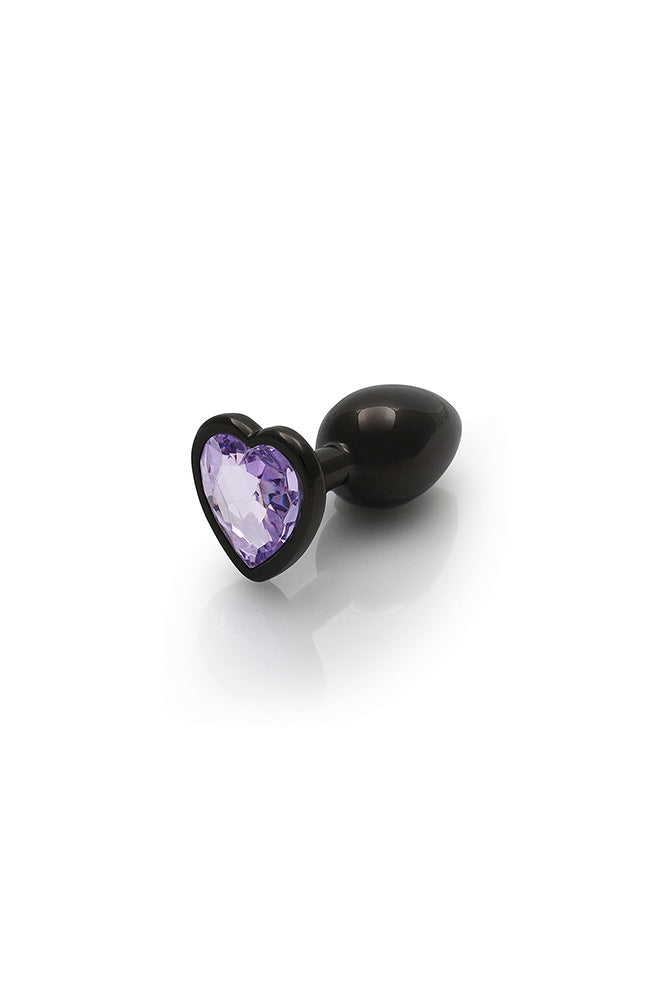 Ouch by Shots Toys - Small Aluminum Heart Gem Butt Plug - Stag Shop
