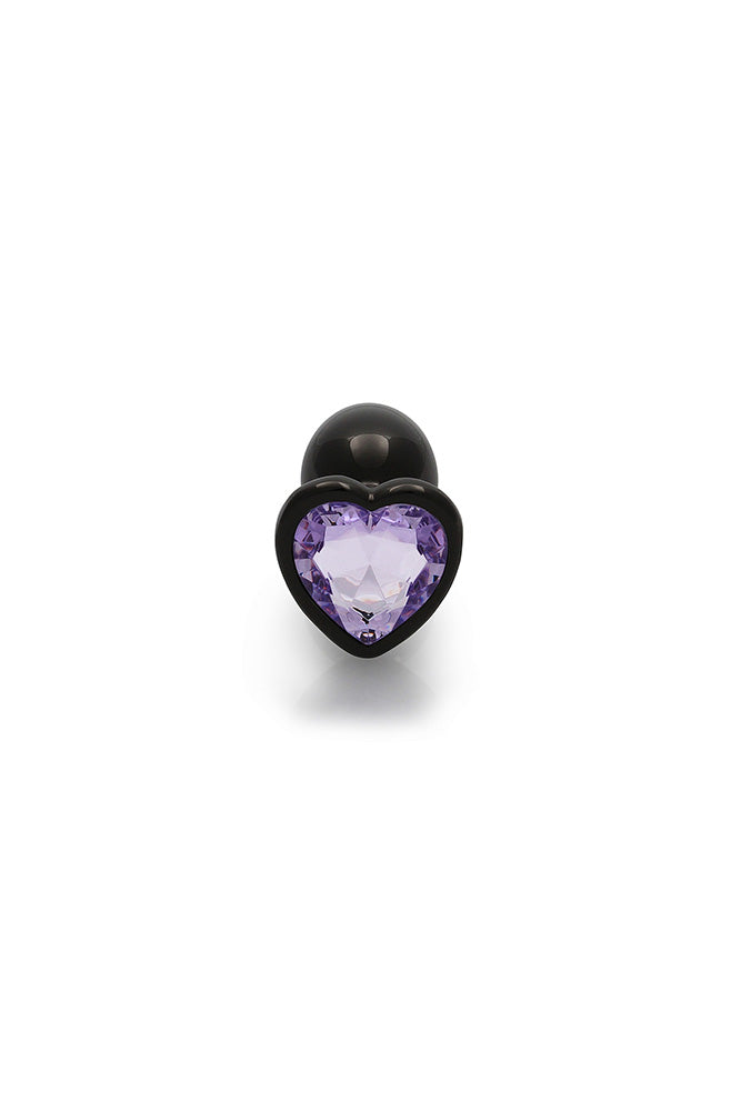 Ouch by Shots Toys - Small Aluminum Heart Gem Butt Plug - Stag Shop