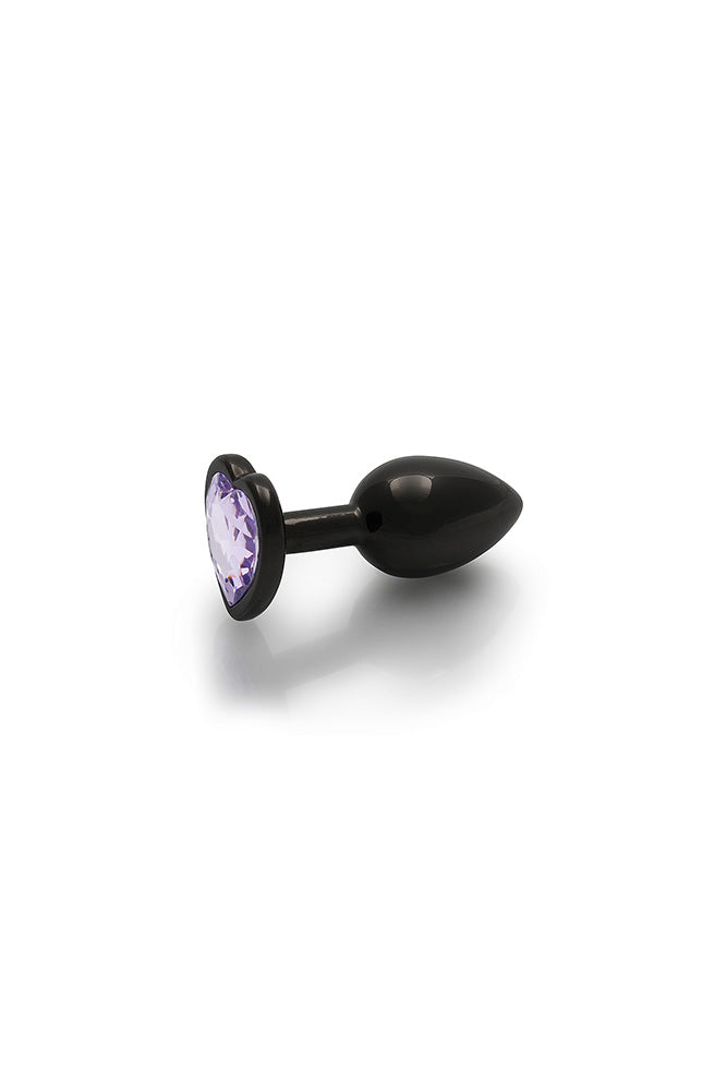Ouch by Shots Toys - Small Aluminum Heart Gem Butt Plug - Stag Shop