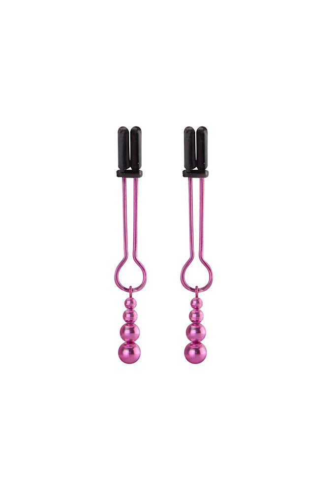 Ouch by Shots Toys - Teasing Nipple Clamps - Pink - Stag Shop