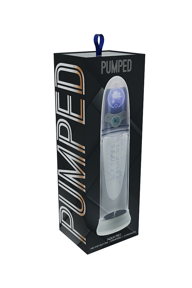 Shots Toys - Pumped -  Aqua-Pro Submersible Automatic AI Enabled Penis Pump - Stag Shop