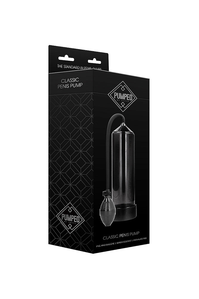 Shots Toys - Pumped - Classic Penis Pump - Black - Stag Shop