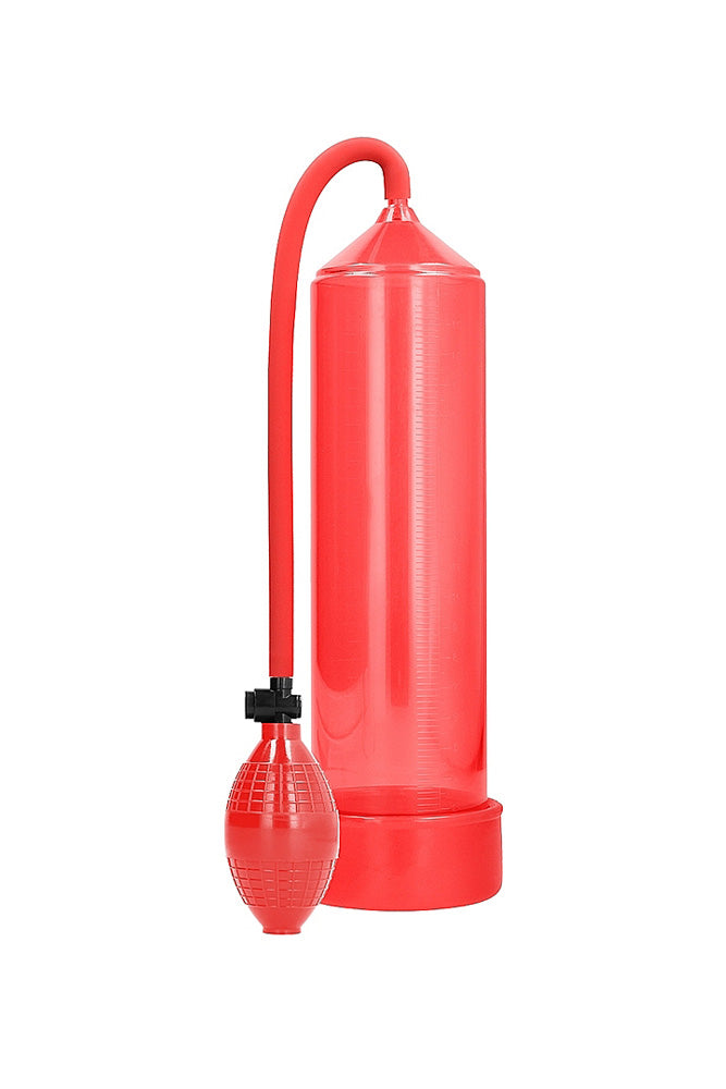 Shots Toys - Pumped - Classic Penis Pump - Red - Stag Shop