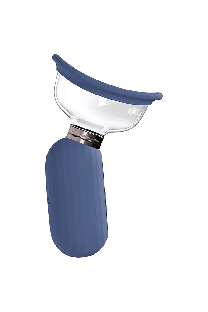 Shots Toys - Pumped - Dazzling Automatic Vulva, Clitoral & Breast Pump - Blue - Stag Shop