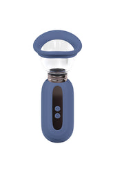 Shots Toys - Pumped - Dazzling Automatic Vulva, Clitoral & Breast Pump - Blue - Stag Shop