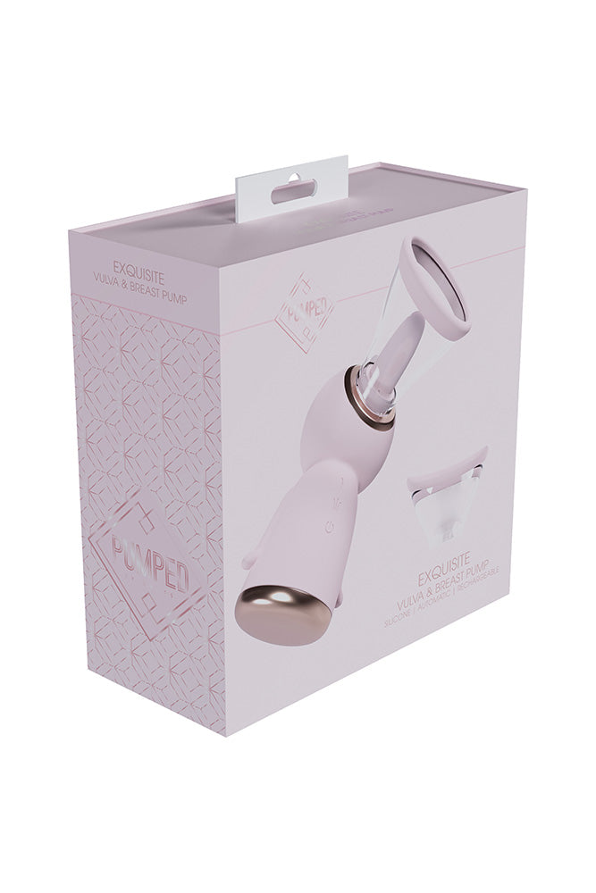 Shots Toys - Pumped - Exquisite Automatic Vulva & Breast Pump - Various Colours - Stag Shop