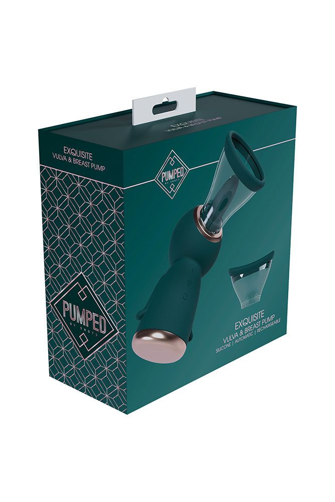 Shots Toys - Pumped - Exquisite Automatic Vulva & Breast Pump - Various Colours - Stag Shop