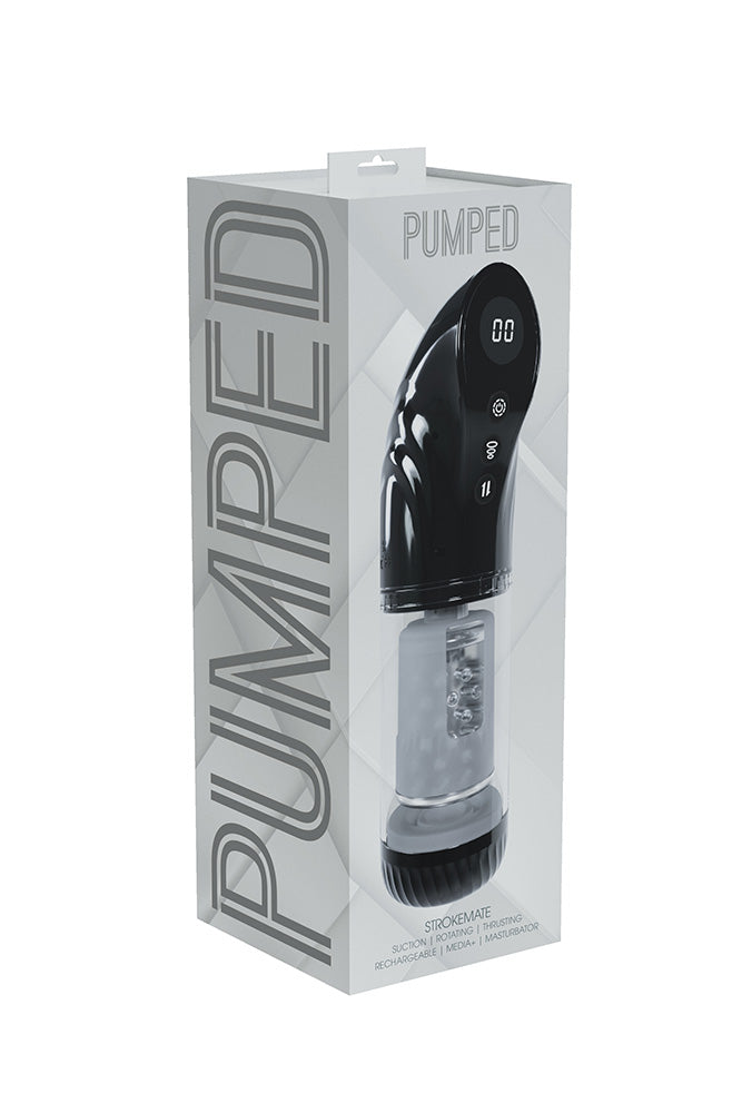 Shots Toys - Pumped - Strokemate Penis Pump Stroker - Stag Shop