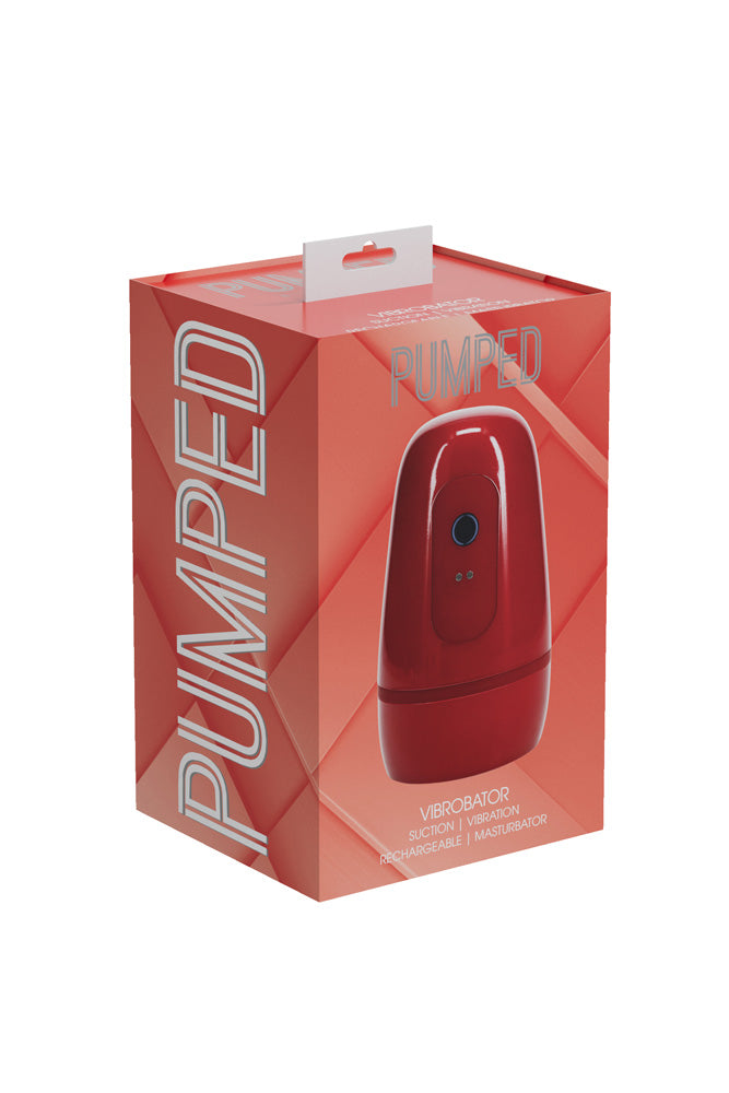 Shots Toy - Pumped - Vibrobator Masturbator With Suction & Vibration - Stag Shop