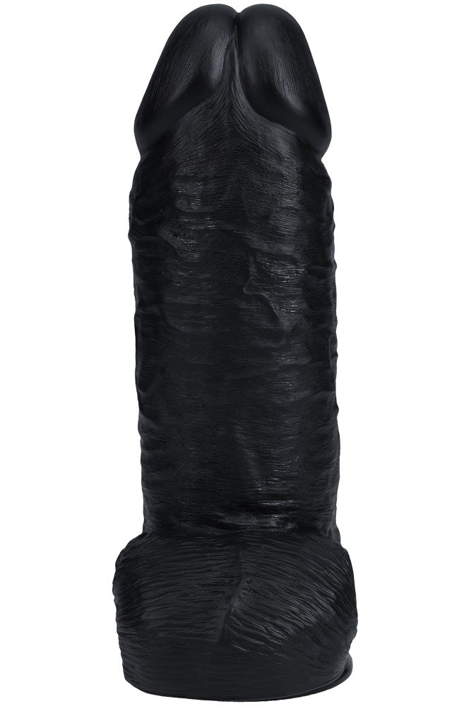 Shots Toys - Real Rock - 10" Extra Thick Dildo with Balls - Various Colours - Stag Shop