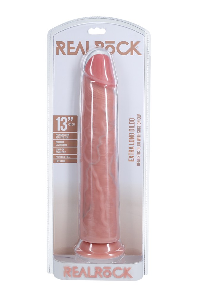 Shots Toys - Real Rock - Extra Long 13" Dildo - Various Colours - Stag Shop