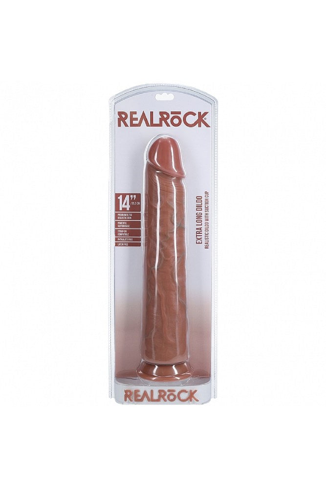 Shots Toys - Real Rock - Extra Long 14" Dildo - Various Colours - Stag Shop