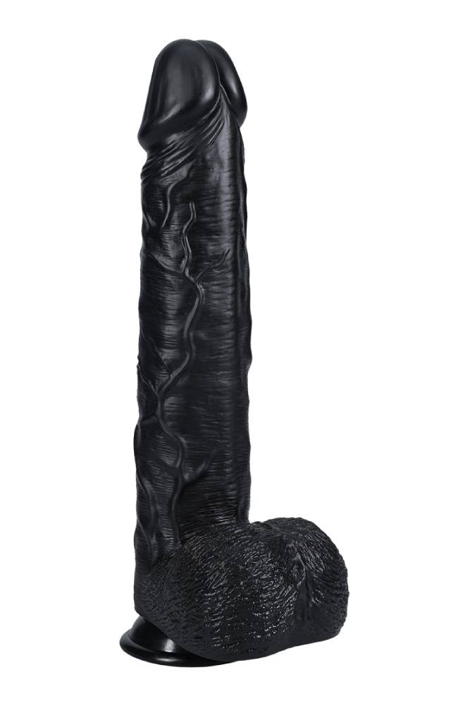 Shots Toys - Real Rock - Extra Long 14" Dildo with Balls - Various Colours - Stag Shop