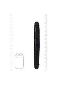 Thumbnail for Shots Toys - Real Rock - Thick Double Ended Dong - Black - Various Sizes - Stag Shop