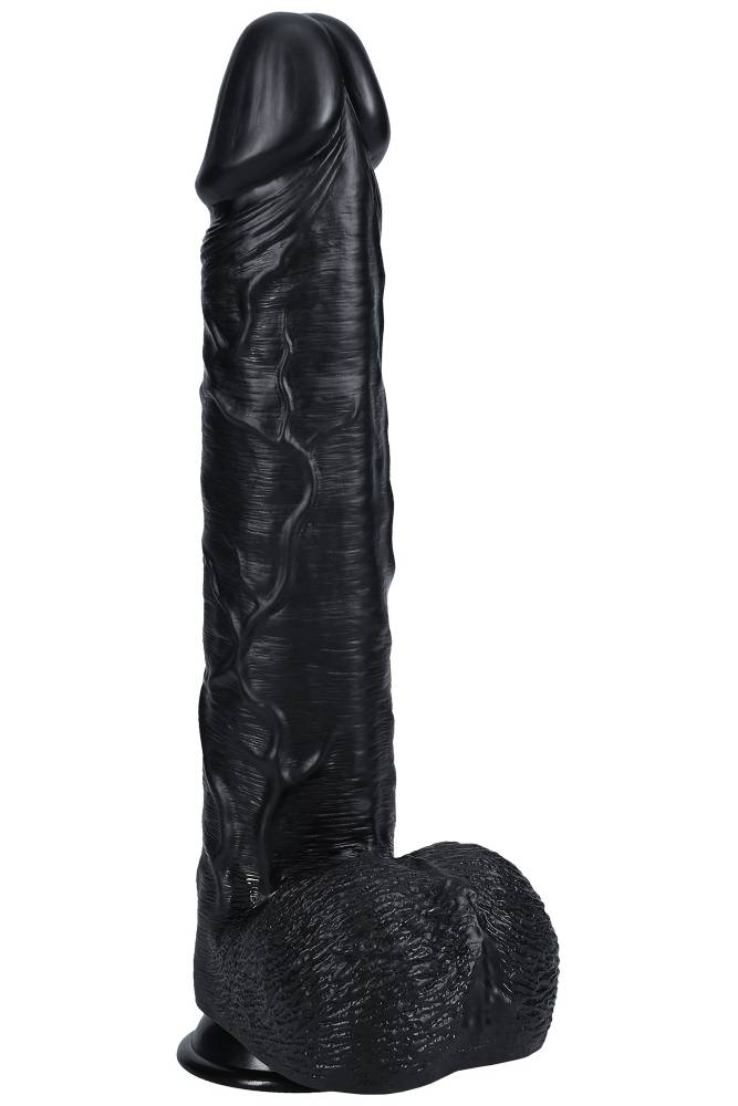 Shots Toys - Real Rock - Extra Long 15" Dildo with Balls - Various Colours - Stag Shop