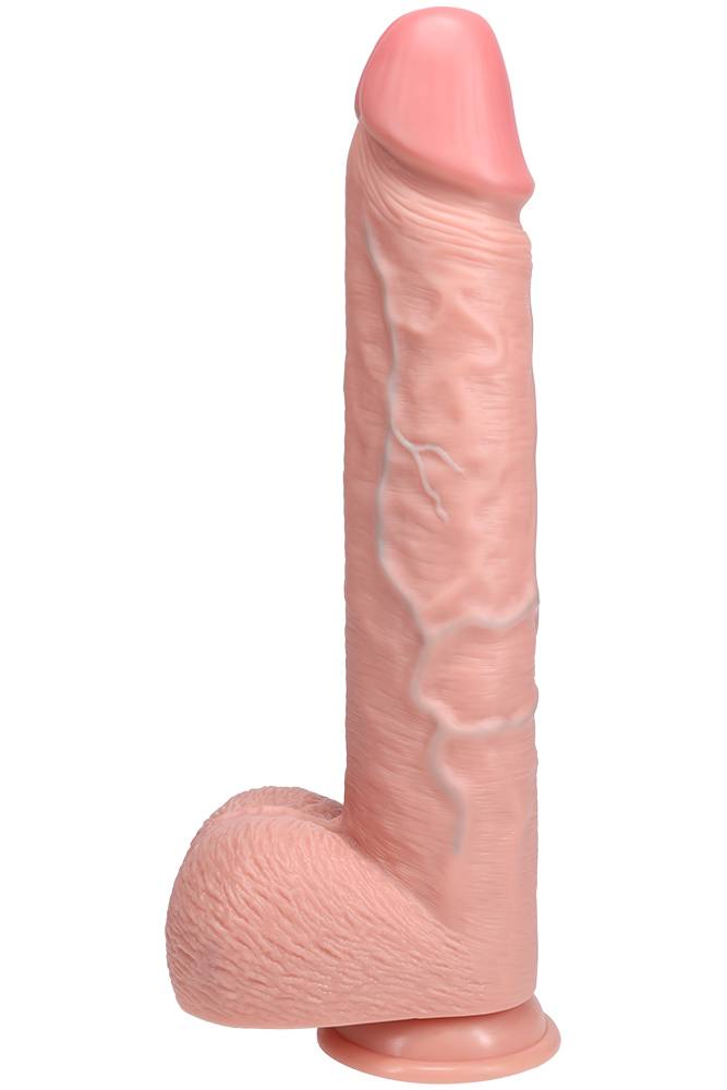 Shots Toys - Real Rock - Extra Long 15" Dildo with Balls - Various Colours - Stag Shop