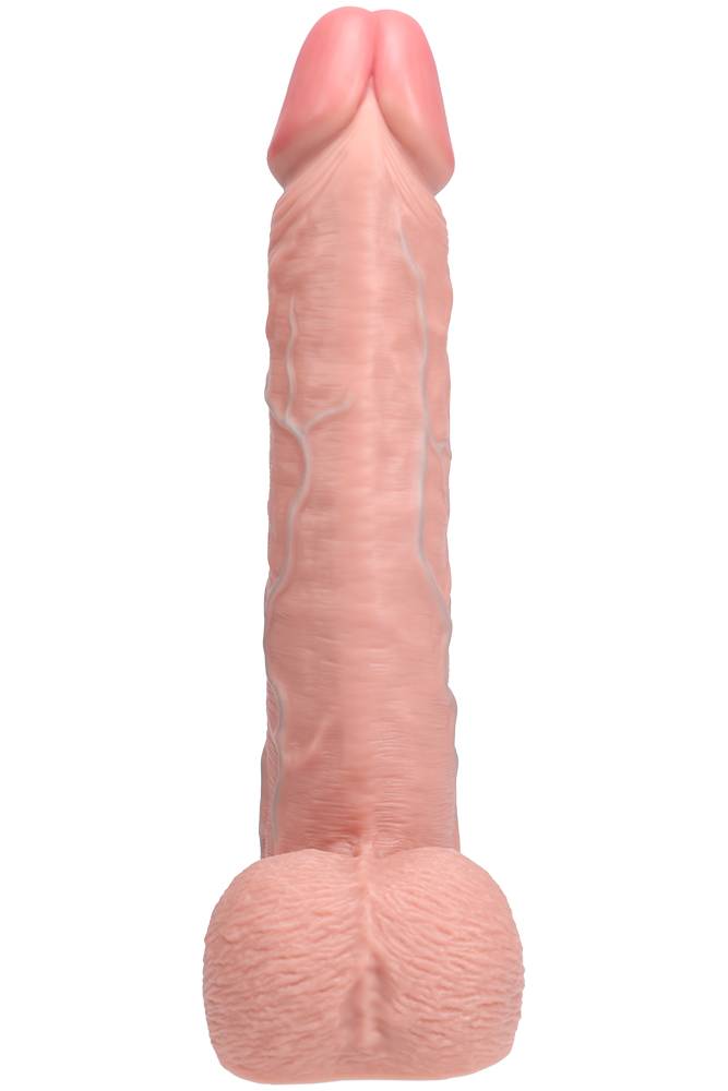 Shots Toys - Real Rock - Extra Long 15" Dildo with Balls - Various Colours - Stag Shop