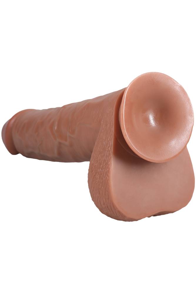 Shots Toys - Real Rock - Extra Long 15" Dildo with Balls - Various Colours - Stag Shop