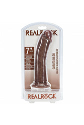 Shots Toys - RealRock - 7 inch Curved Dildo - Stag Shop