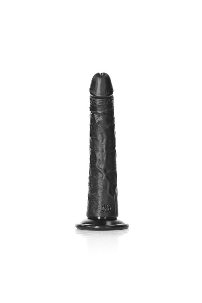 Shots Toys - Real Rock - 8 inch Slim Dildo - Various Colours - Stag Shop